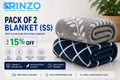 PACK OF 2 BLANKET ( SS )@ 15% OFF
